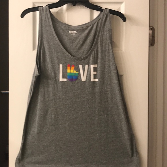 Old Navy Tops - ❤️P🧡R💛I💚D💙E💜 Old Navy Soft Washed Tank